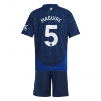 Manchester United Harry Maguire #5 Replica Away Minikit 2024-25 Short Sleeve (+ pants)